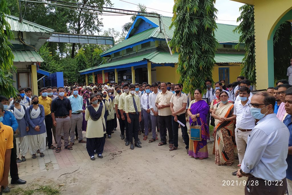 Space On wheels Bus visit to Dhubri, Assam