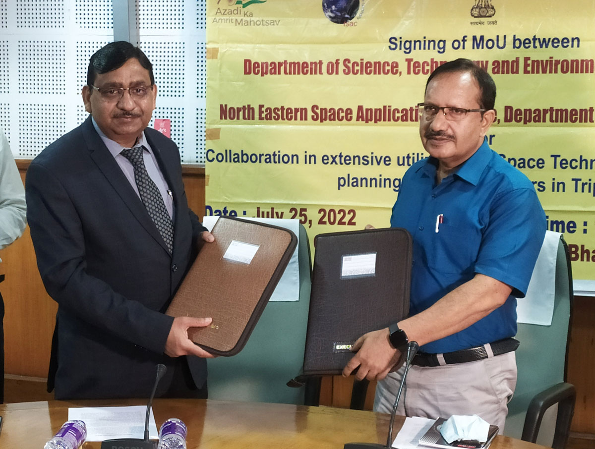 MOU signed between Government of Tripura and NESAC