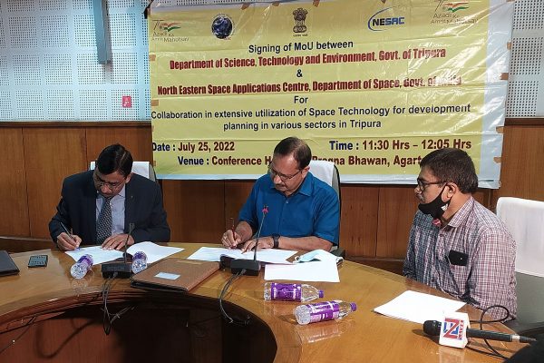 MOU signed between Government of Tripura and NESAC