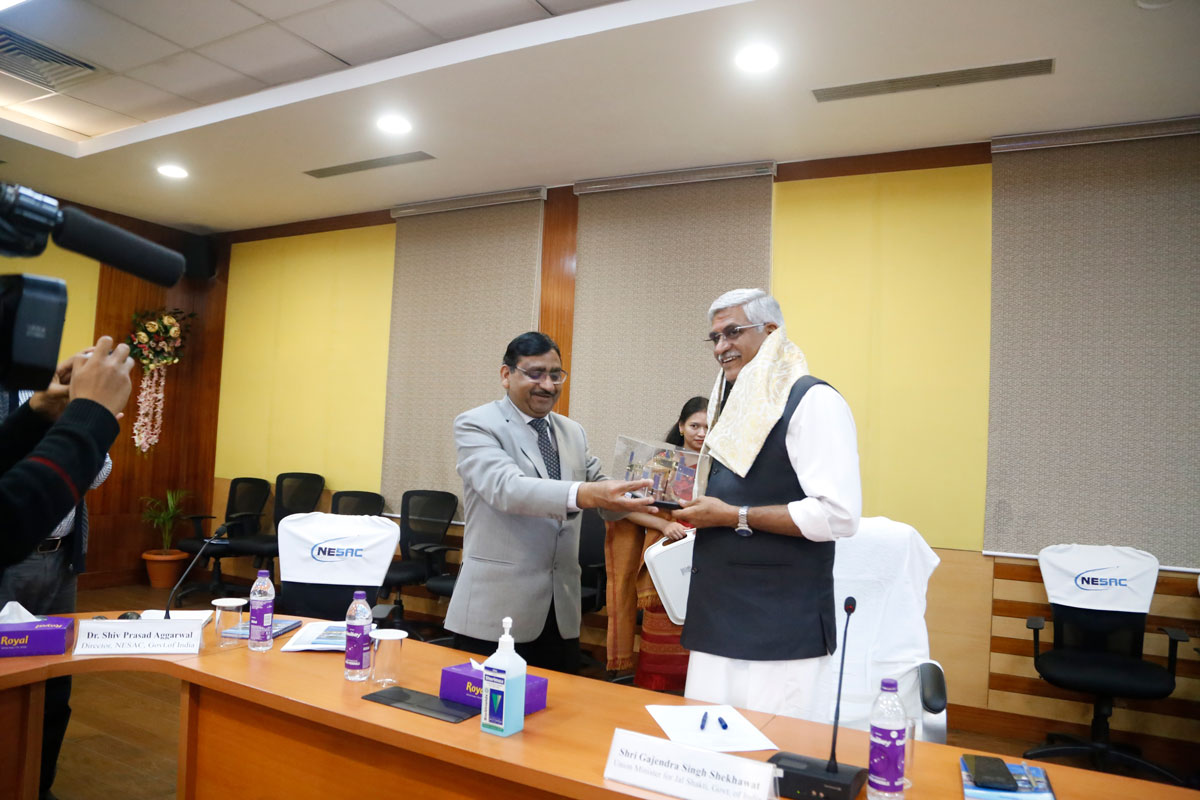 Visit of Hon’ble Union Minister of Jal Shakti Shri Gajendra Singh Shekhawat to NESAC